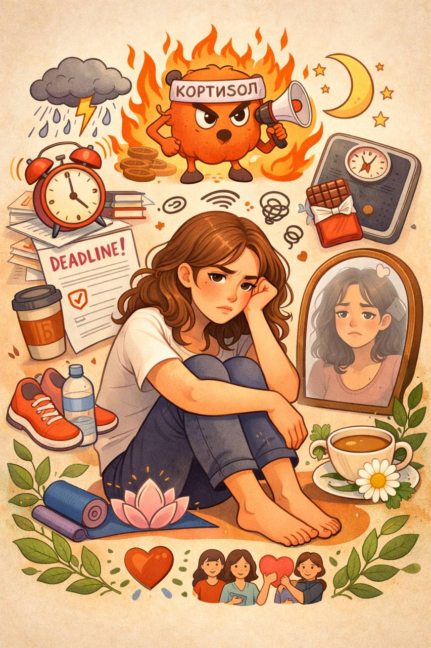 Во всем виноват кортизол? Как он влияет на тело и настроение