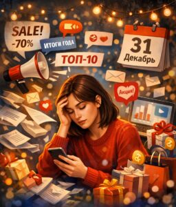 Информационный шум декабря: почему люди перестали читать, но продолжают покупать